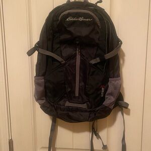 Eddie Bauer Black and Gray Backpack